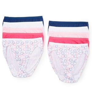 NIB 5 pair Hanes Ultimate Hi-Cut Cotton Briefs